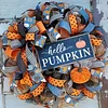 🎃Fall Halloween 49% OFF🔥Fall Hello Pumpkin Wreath-mysite-Adracos