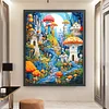 Mushroom Town-11CT Stamped Cross Stitch 65*80cm/25.59*31.5in (Big Size) tapestrymarket