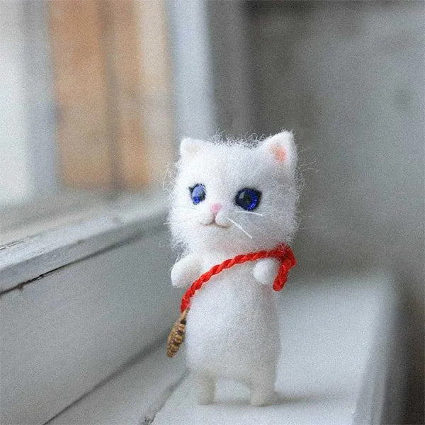 DIY Cat Wool Felt Kit for Cat Lovers