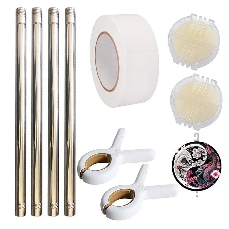 Cross Stitch Accessories Kit Cross Stitch Kits Masking Tape Stainless Steel  Pipe