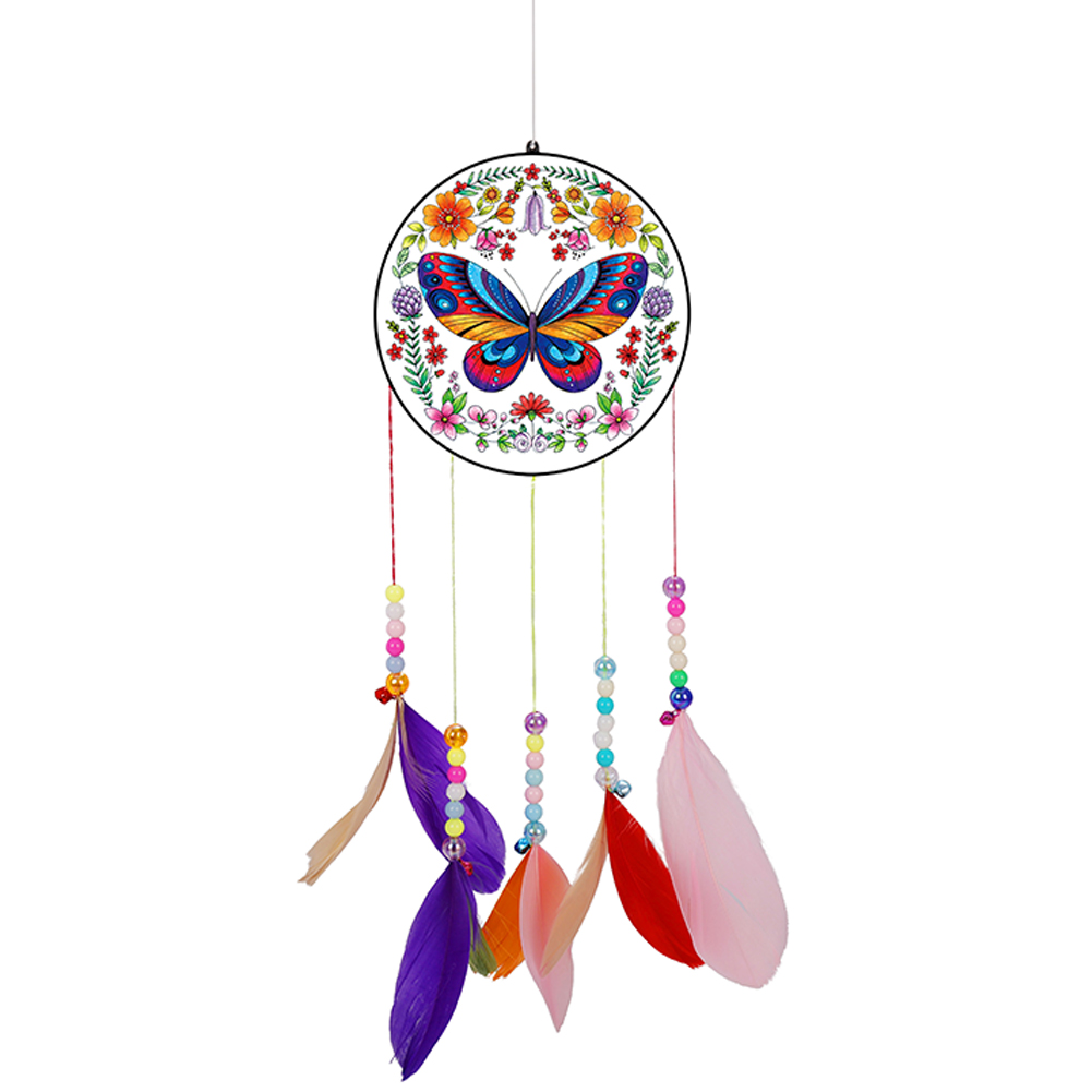 

Butterfly Acrylic Lucky Wind Chime - 5D DIY Craft Pendant, 501 Original