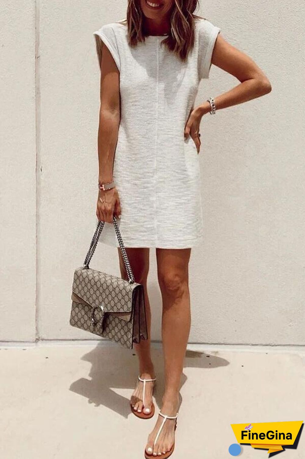 Casual Cute Sleeveless Dress