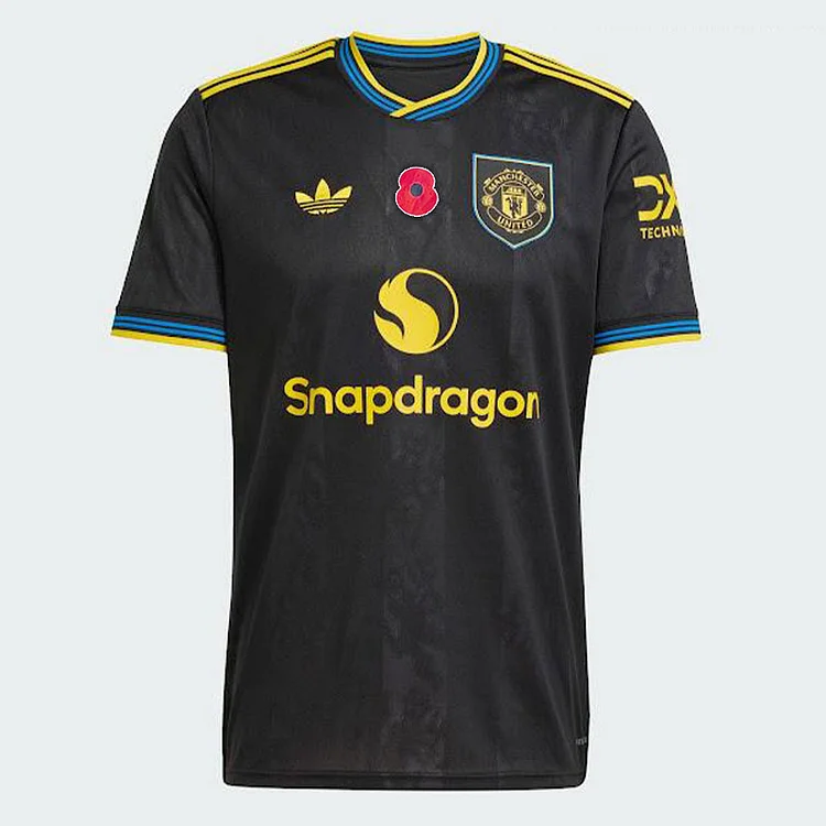【S~4XL】Manchester United 25/26 Third Poppy Football Jersey