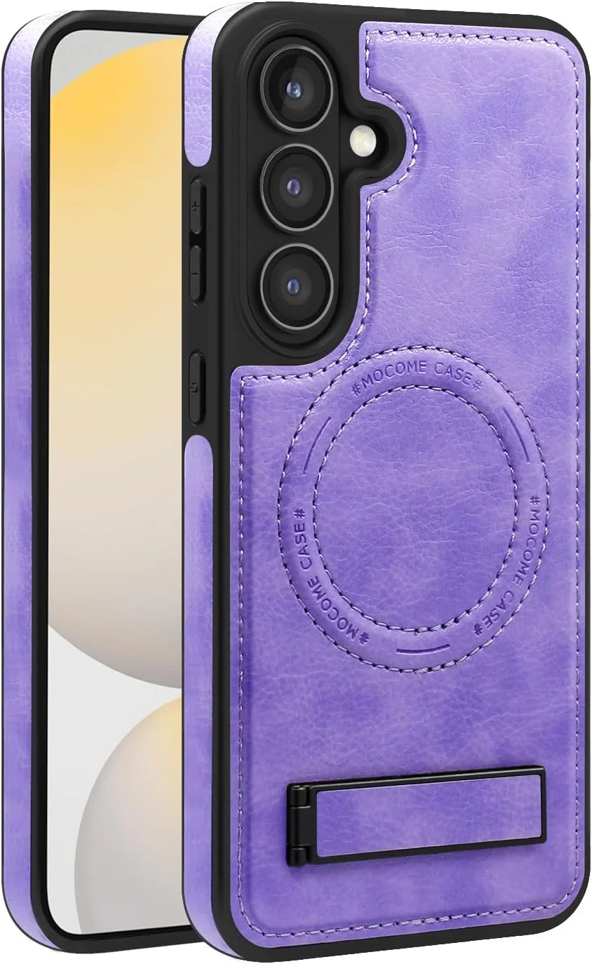 Samsung Galaxy Z Fold 6 Leather Case Magnetic Protective Case Holder Phone Case