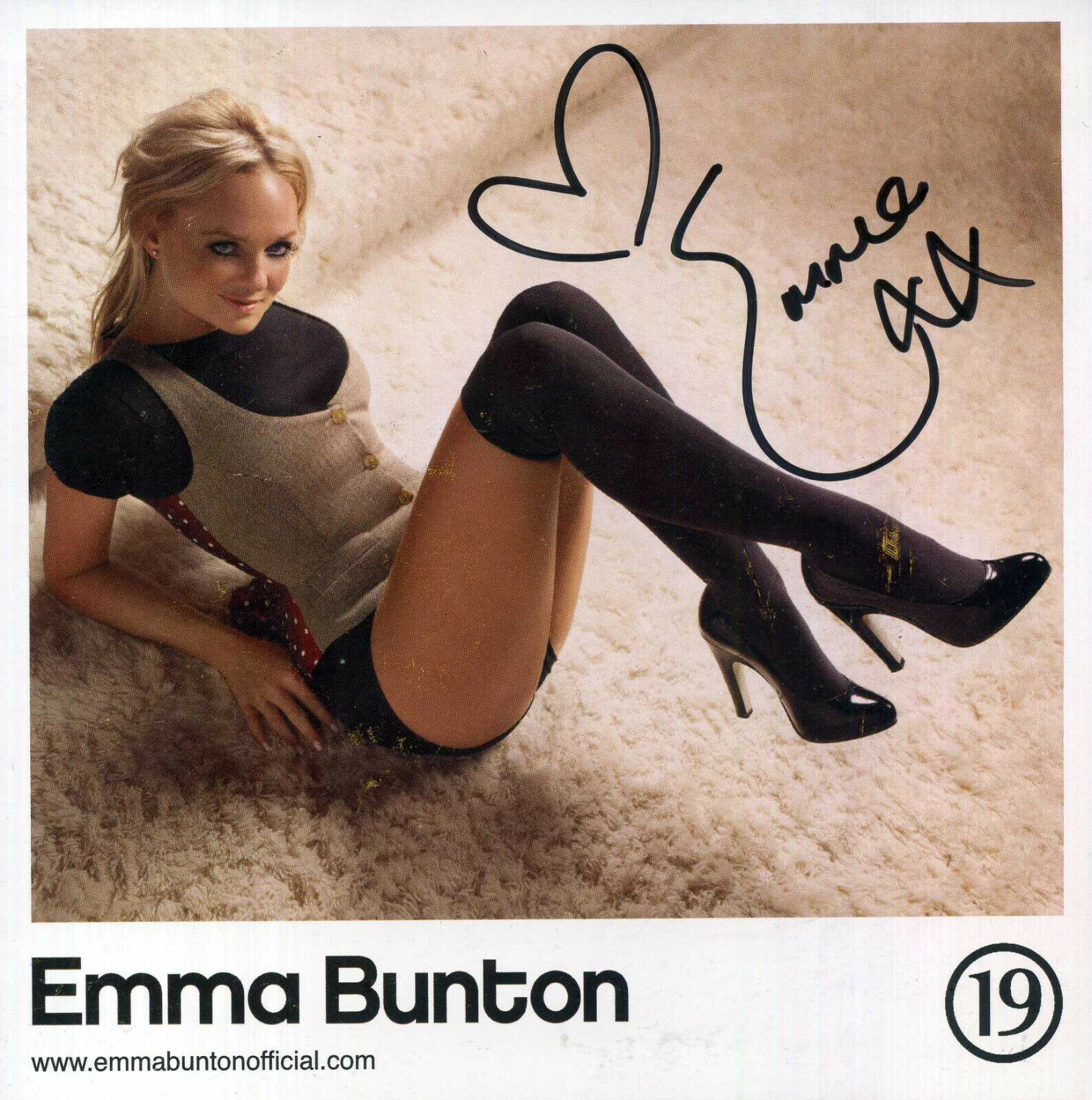 EMMA BUNTON Signed Sexy Photo Poster paintinggraph - Pop Singer / BABY Spice Girls - preprint