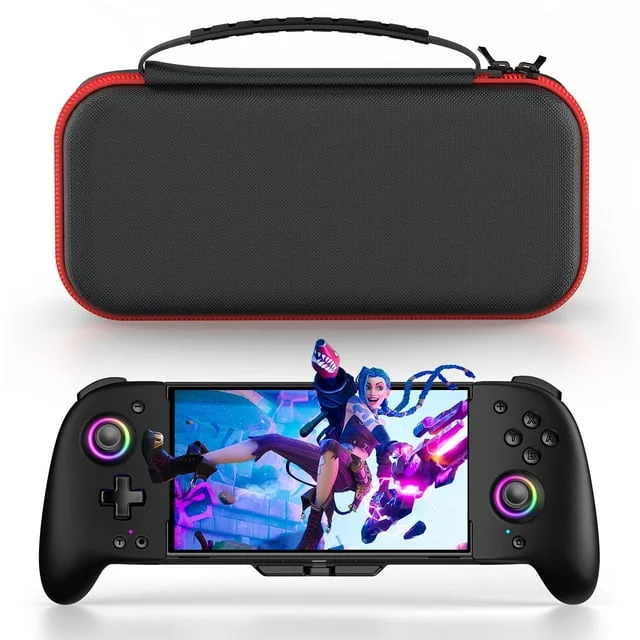 复制Switch Controller for Switch/Switch OLED, QQV One-Piece Joypad Controller Replacement for Switch Pro Controller, Switch Controllers Remote with Adjustable TURBO,RGB