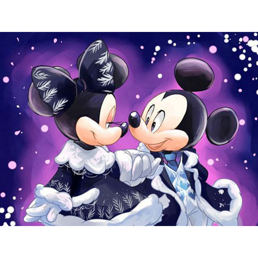 

Cartoon Mouse - 11CT Stamped Cross Stitch - 40*50CM, 501 Original