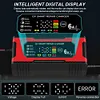 12V 6A Car Battery Charger LCD Display Car Battery Maintainer for Car Motorcycle