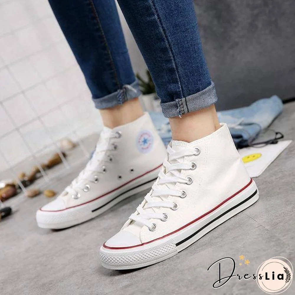 Men Canvas Sneakers Lovers Comfortable Shoes Flats Casual Women Red White Black Blue Breathable Walking shoes Plus Large Size 44