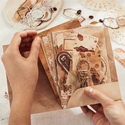 Journalsay 65枚入り ジャンクジャーナル 素材パッケージ ヴィンテージ