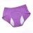 Damokan High Elasticity Menstruation Underwear Mid Rise Leak-proof Safety Briefs Plus Size Seamless Panties Nude Cotton Solid Lingerie