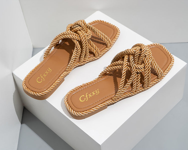 Hollow Out Flat Casual Outer Slippers-Neogeekshirts:luchamp