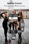  C05 Kit Gimbal Stabilizer for Smartphone, iPhone Gimbal 3-Axis with Magnetic Fill Light/AI Tracking Sensor Handheld Phone Gimbal for Video Recording