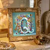 Butterfly Flower Q 5D Partial Drill DIY Diamond Painting Kit 30*30cm
