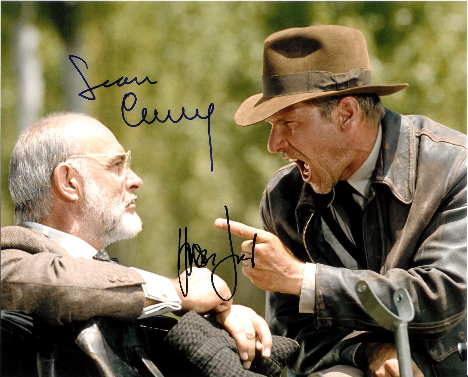 INDIANA JONES - FORD CONNERY Autographed Signed 8x10 Reprint Photo Poster painting !!