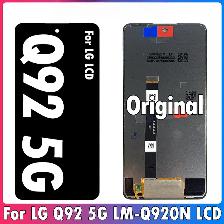 6.67" Original LCD For LG Q92 5G LCD Display Screen Touch Digitizer Assembly For LG Q92 LM-Q920N LCD Display Replacement