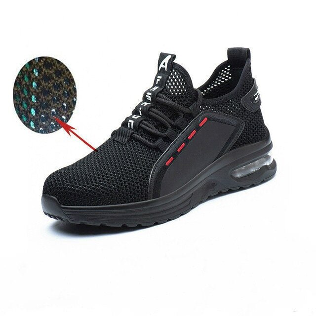 2021 Men Steel Nose Safety Work Shoes New Design Mesh Sneakers Lightweight Safety Puncture-Proof Safety Shoes Dropshipping