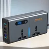 12V/24V To AC 220V Auto Converter Digital Display Auto Power Inversor 4 USB Port
