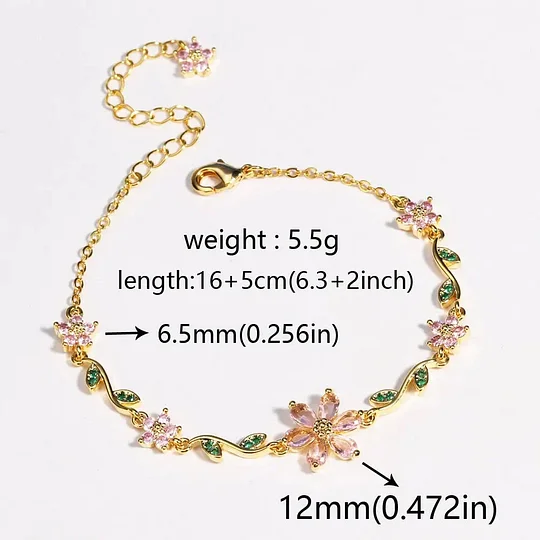 Women’s Floral Sparkle Bracelet