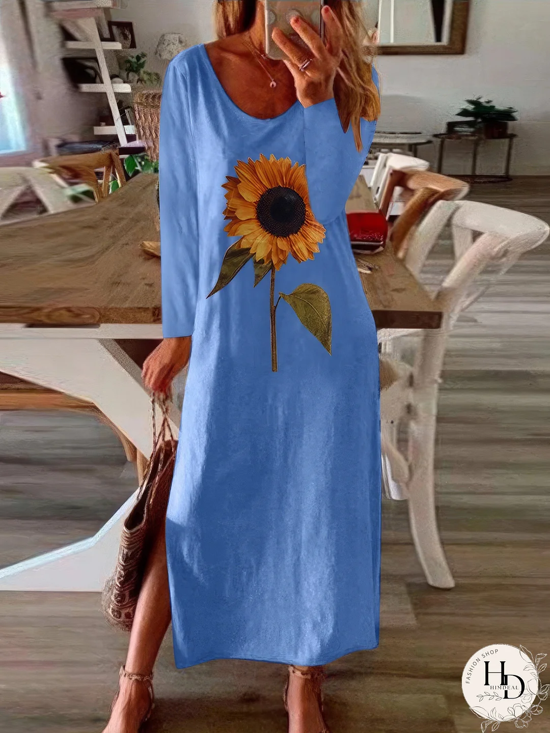 Women's Olive Green Corduroy Mini Dress