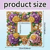 Acrylic Special Shape Flower Diamond Painting Picture Frame Kit