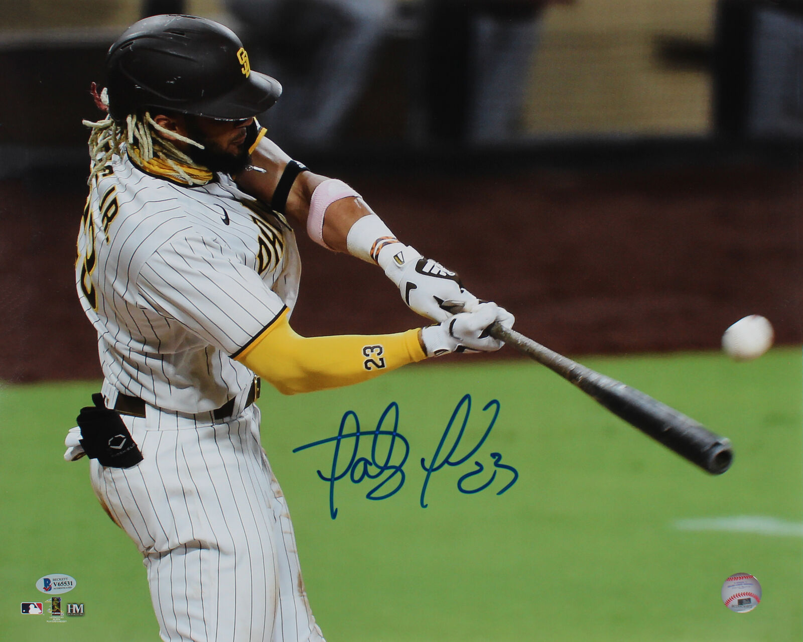 Padres Fernando Tatis Jr. Authentic Signed 16x20 Horizontal Photo Poster painting BAS