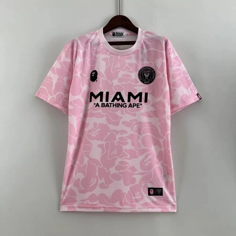 24/25 Inter Miami Co branded camouflage Pink Soccer Jersey