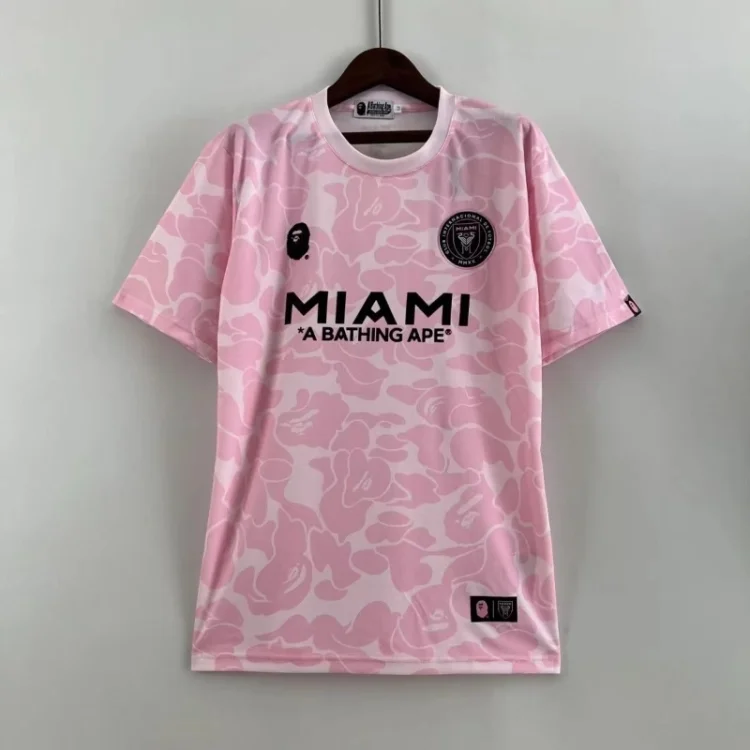 24-25 Inter Miami Co branded camouflage pink football shirt