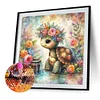 >SALE<5D DIY Full Round Drill Diamond Painting Turtle Kit Home Decor Art Craft 40x40cm