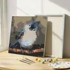 Framed Bird On The Branche-Paint by Numbers Acrylic Painting 20*20CM