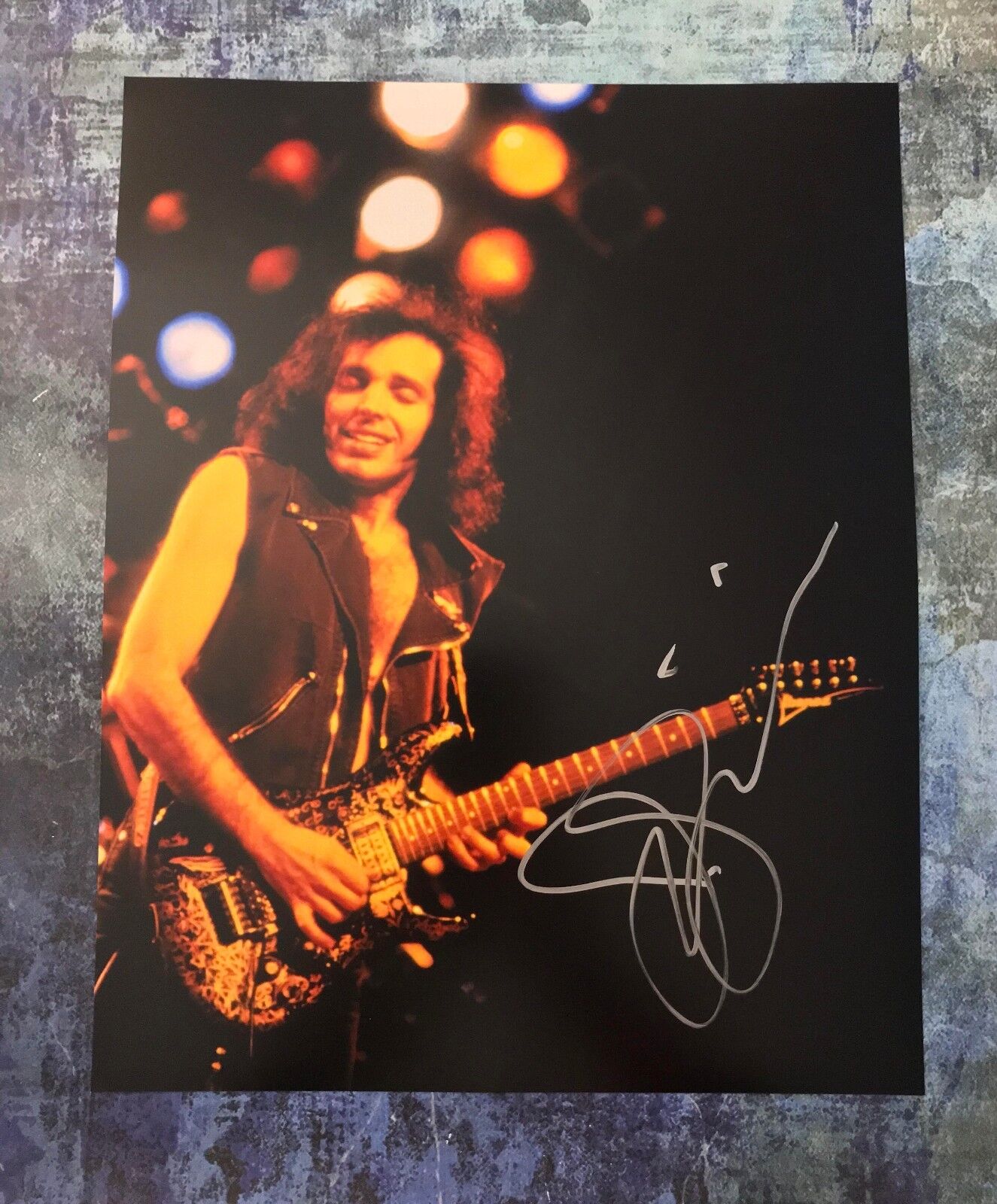 GFA Legendary G3 Guitarist * JOE SATRIANI * Signed Autograph 11x14 Photo Poster painting AD6 COA