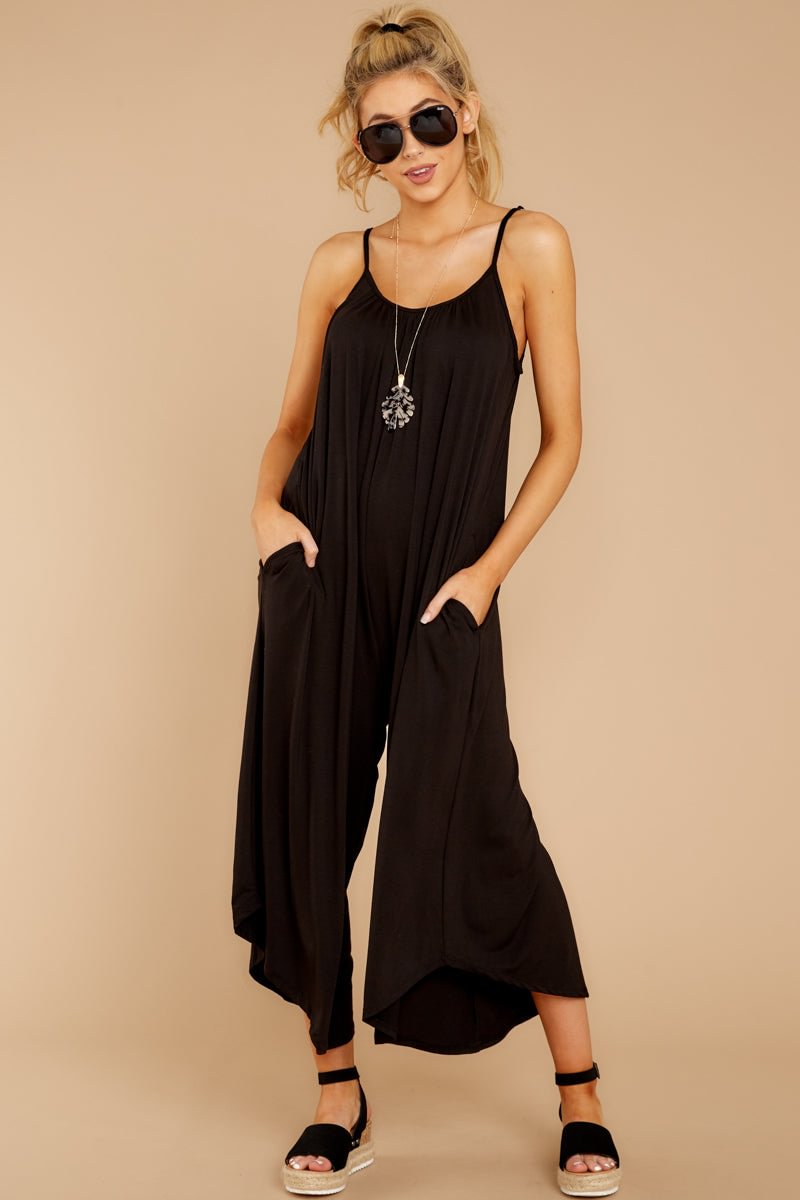 The Black Flared Jumpsuit