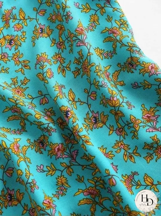 Cami Bohemian Printed Mini Dress for Women