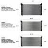 Spectra Premium CU2370 Radiator With TOC and EOC - 34-1/16" Core Compatible With Chevrolet Silverado, GMC and Cadillac