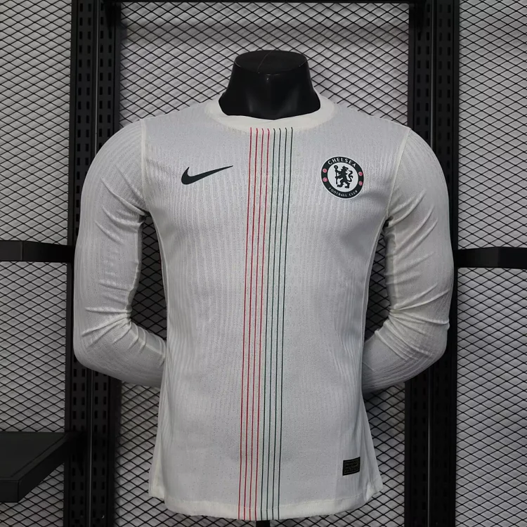 2025-26 Chelsea Away Long Sleeve - Shirt - Player Edition