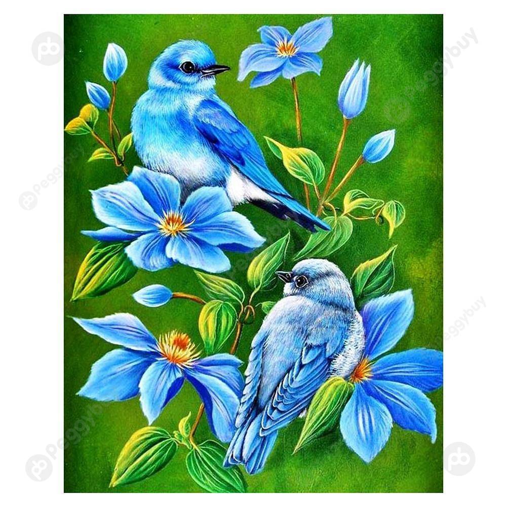 

25*30CM Special Shaped Diamond Painting-Birds, 501 Original