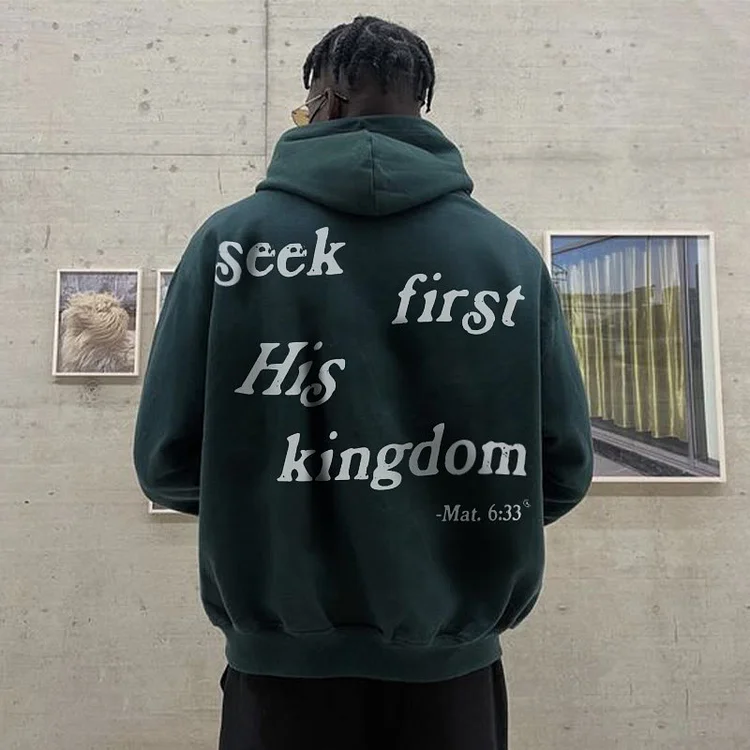 Seek First His Kingdom Graphic Hoodie SOPULA