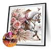 Pferd - speziell geformte Diamantmalerei - 30*30cm