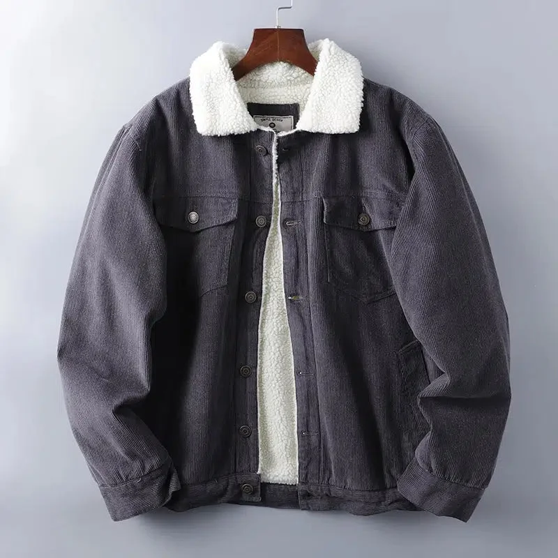 Aonga Sherpa Washed Corduroy Jacket