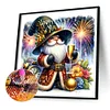 Diamond Painting -DIY Round Drill Gnome and Scenery（40x40cm）