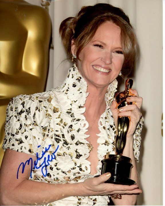 MELISSA LEO signed autographed OSCAR THE FIGHTER ACADEMY AWARDS Photo Poster painting