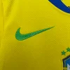 2025 Kids Brazil Soccer Jersey Home