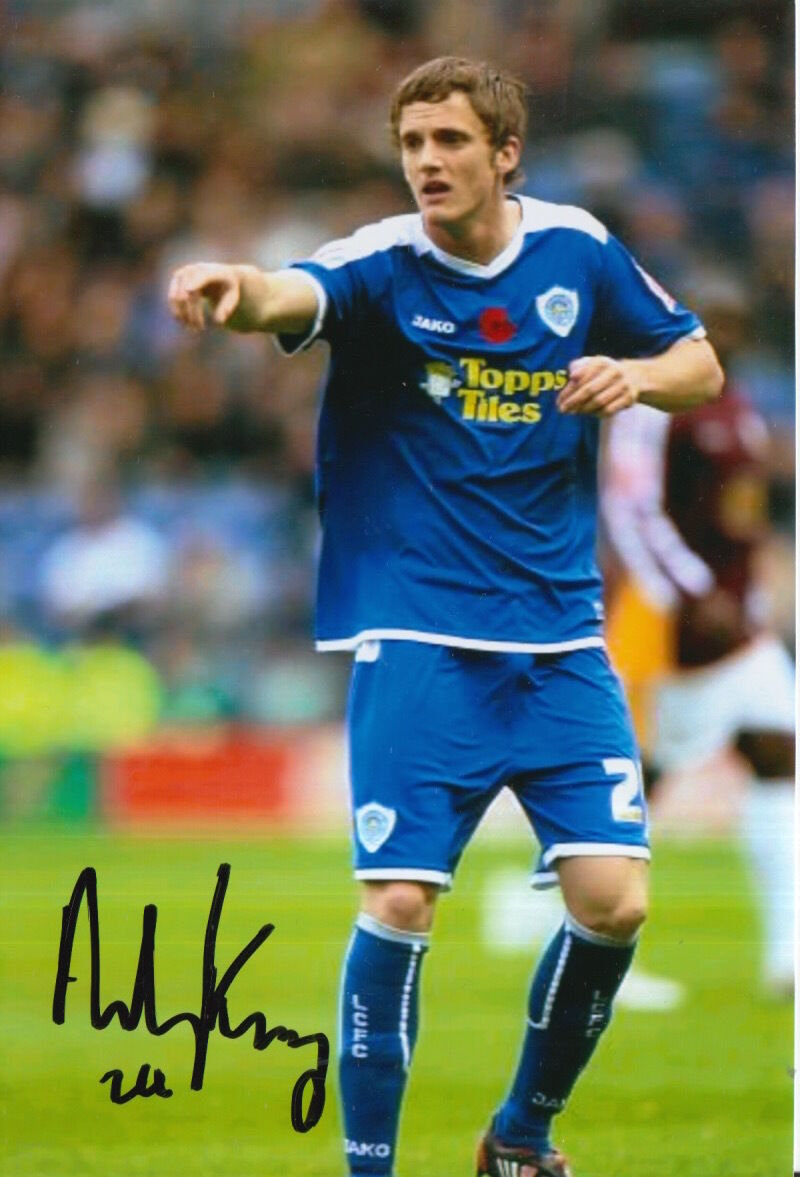 LEICESTER CITY HAND SIGNED ANDY KING 6X4 Photo Poster painting 4.