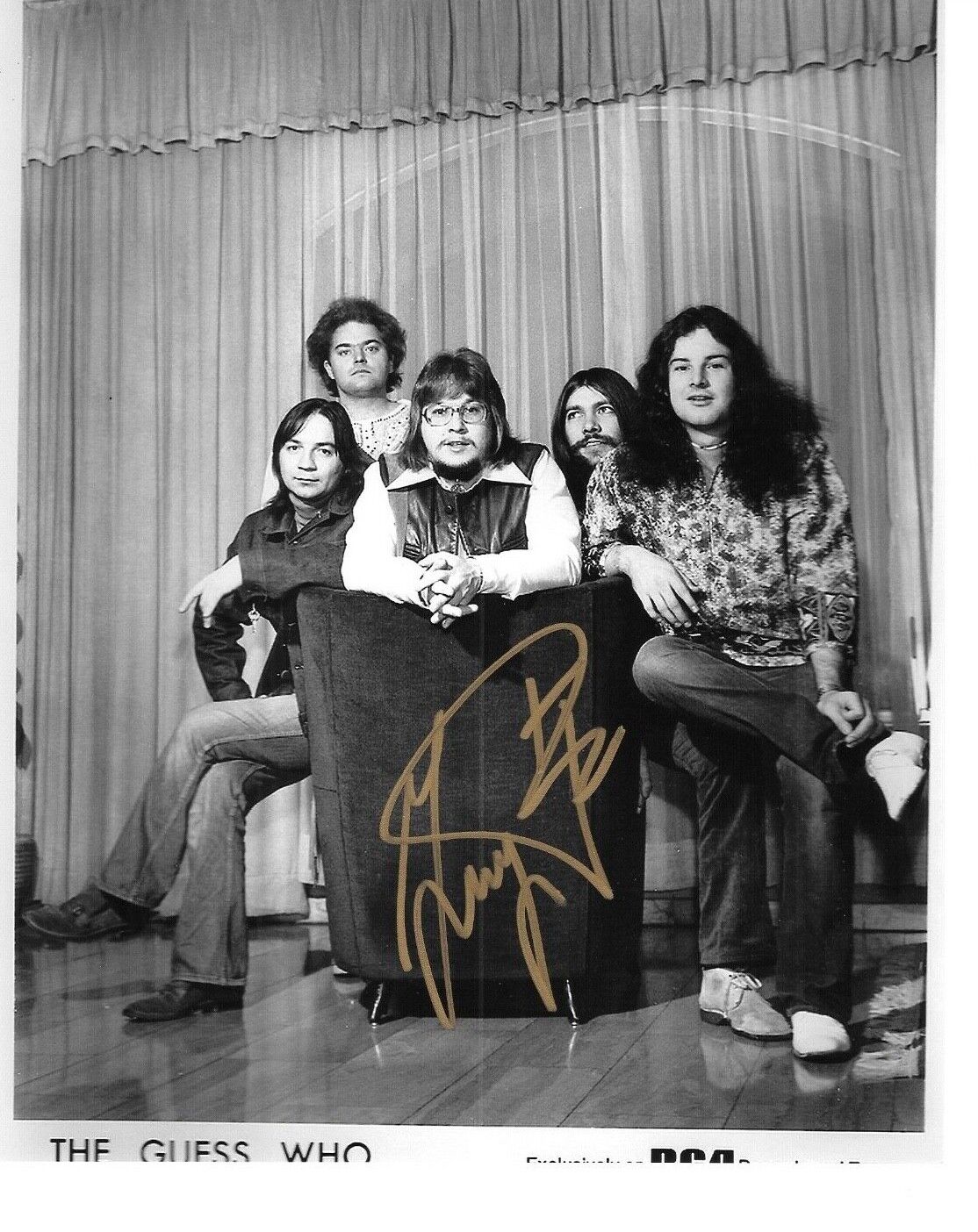 * GARRY PETERSON * signed 8x10 Photo Poster painting * THE GUESS WHO DRUMMER * PROOF * 3