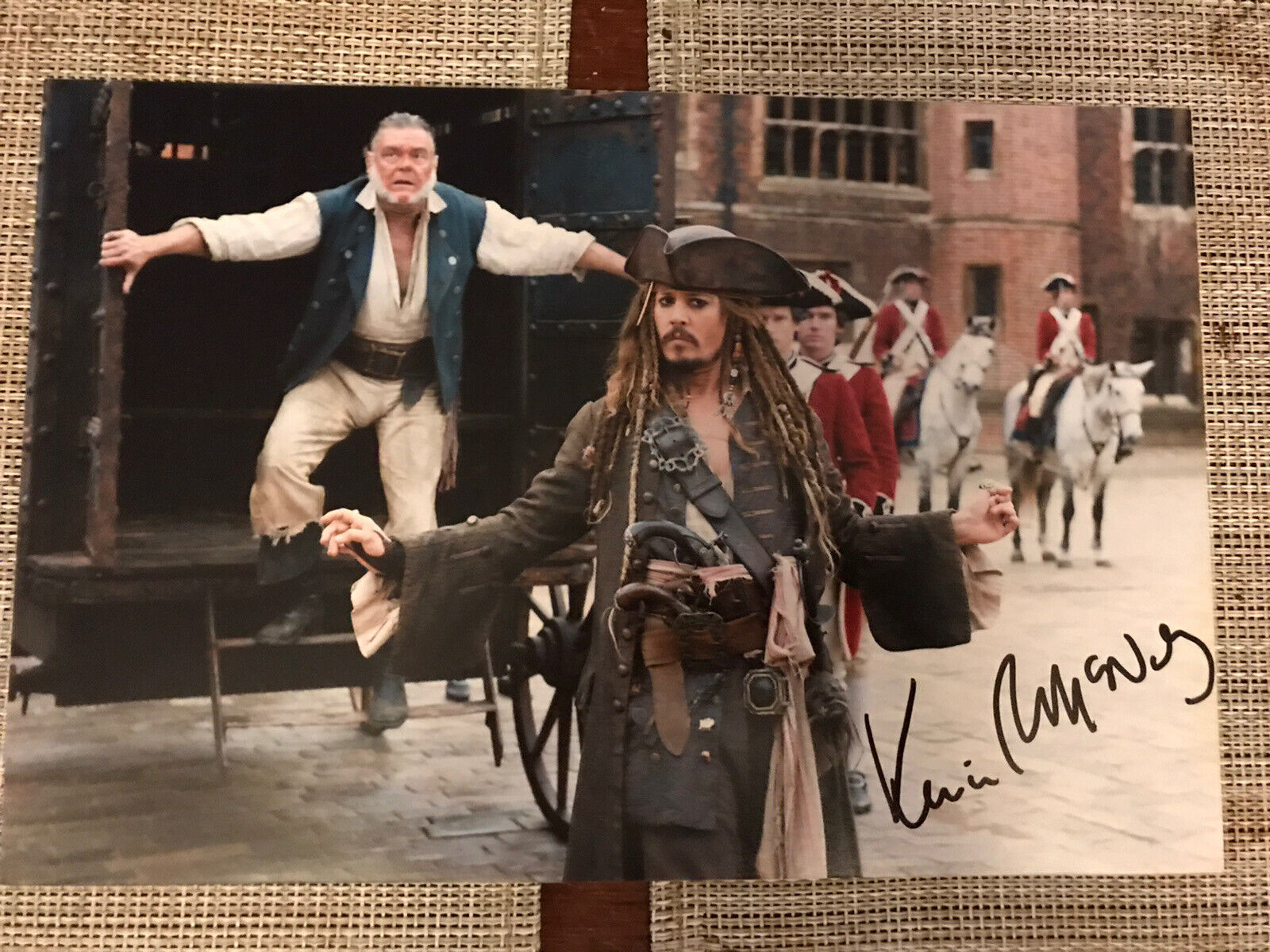 Kevin Mcnally Signed 9x6 Pirates Of The Caribbean Photo Poster painting