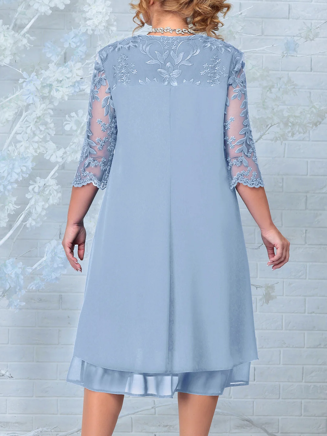 AEL Summer temperament sleeveless slim fit dress with contrasting color splicing round neck waist cinching and slit long skirt
