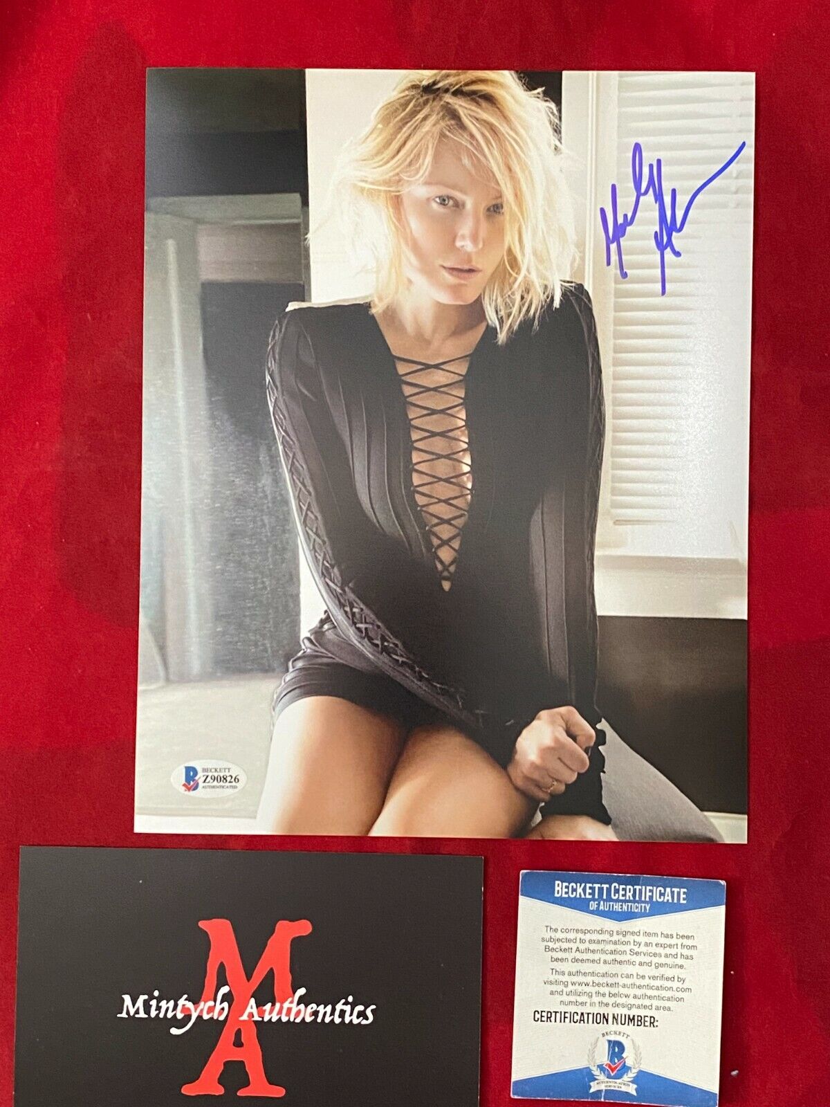 MALIN AKERMAN AUTOGRAPHED SIGNED 8x10 Photo Poster painting! WATCHMEN! FINAL GIRLS BECKETT COA!