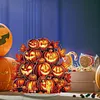 Pumpkin Diamond Dot Painting Ornament DIY Double Sided Acrylic Stand