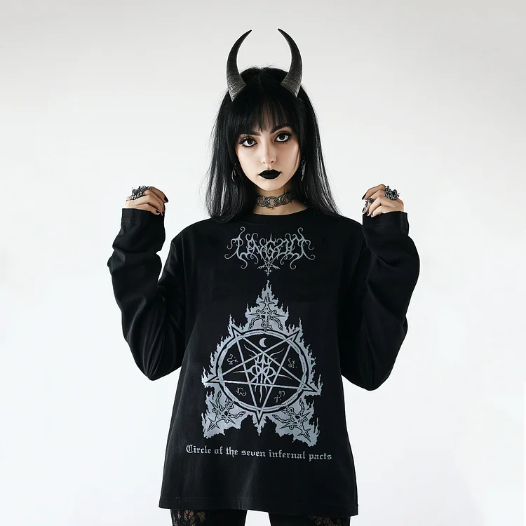 Black Metal Band Design T-shirt