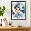 Diamond Painting-DIY Full Round Drill Moon Fairy